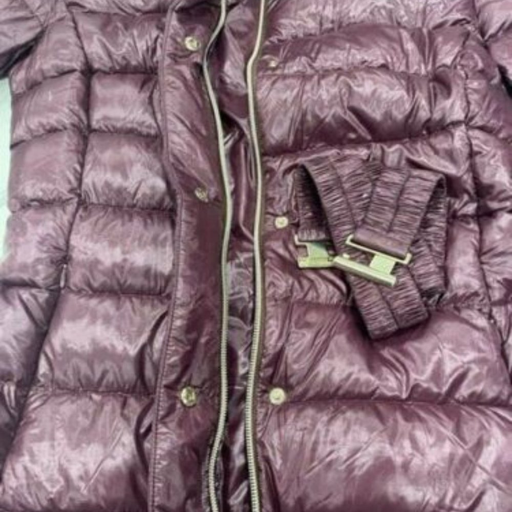Herno- Claudia Shorter Fitted Jacket- wine color Size 40 - Picture 3 of 8
